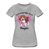 Hundeliebhaberin Beagle Ein Mädchen was Beagles liebt T-Shirt - Grau meliert