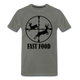 Jäger Wild jagen Fast Food Lustiges T-Shirt - Asphalt