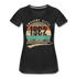60. Geburtstags Shirt Geboren Awesome Since 1962 Retro Style Bio T-Shirt - Schwarz
