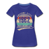60. Geburtstags Shirt Geboren Awesome Since 1962 Retro Style Bio T-Shirt - Königsblau