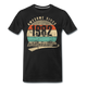 40. Geburtstags T-Shirt Geboren Awesome Since 1982 Retro Style T-Shirt - Schwarz
