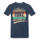 40. Geburtstags T-Shirt Geboren Awesome Since 1982 Retro Style T-Shirt - Navy