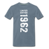60. Geburtstags Shirt 1962 Limited Edition Retro Style T-Shirt - Blaugrau