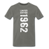 60. Geburtstags Shirt 1962 Limited Edition Retro Style T-Shirt - Asphalt