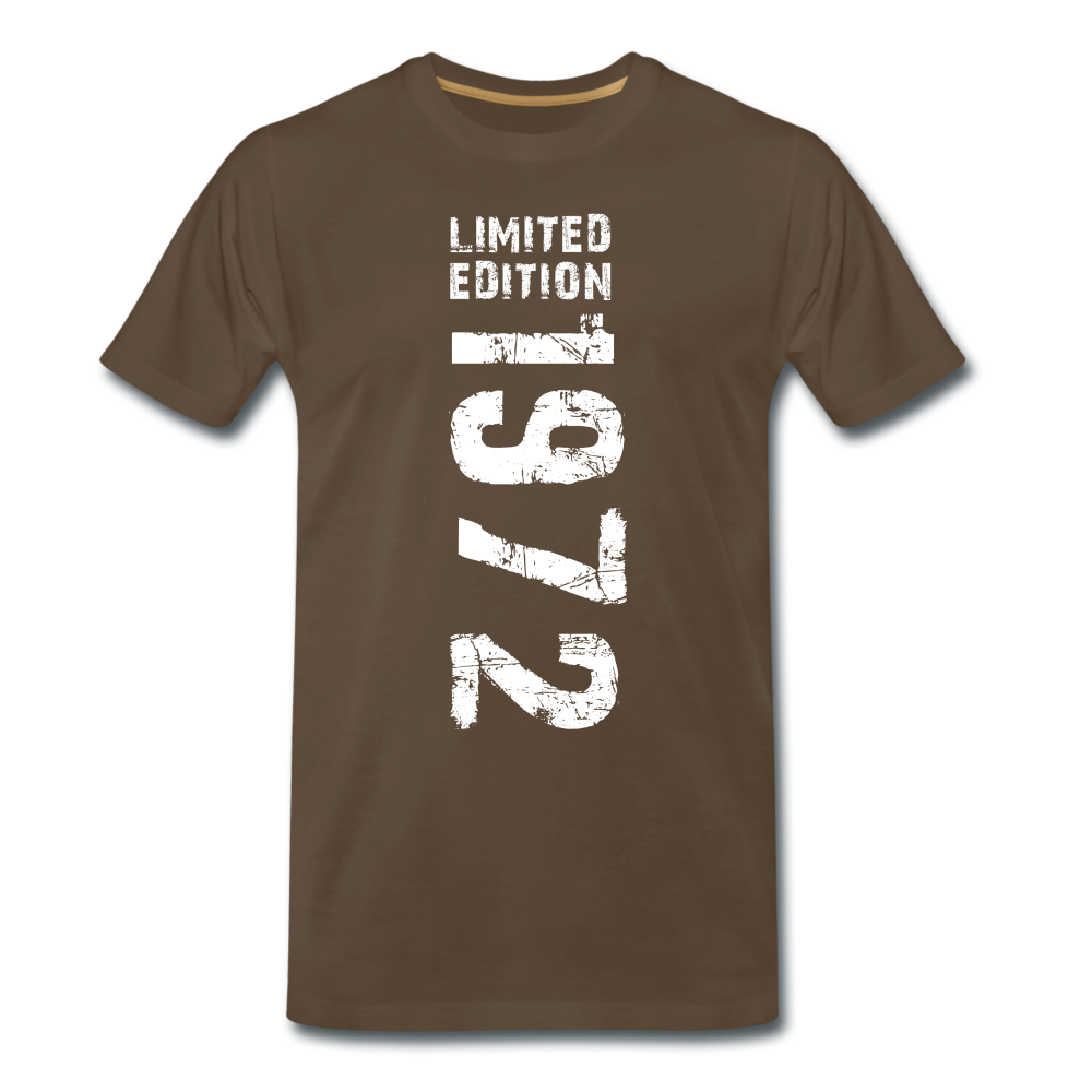 50. Geburtstags Shirt 1972 Limited Edition Retro Style T-Shirt - Edelbraun