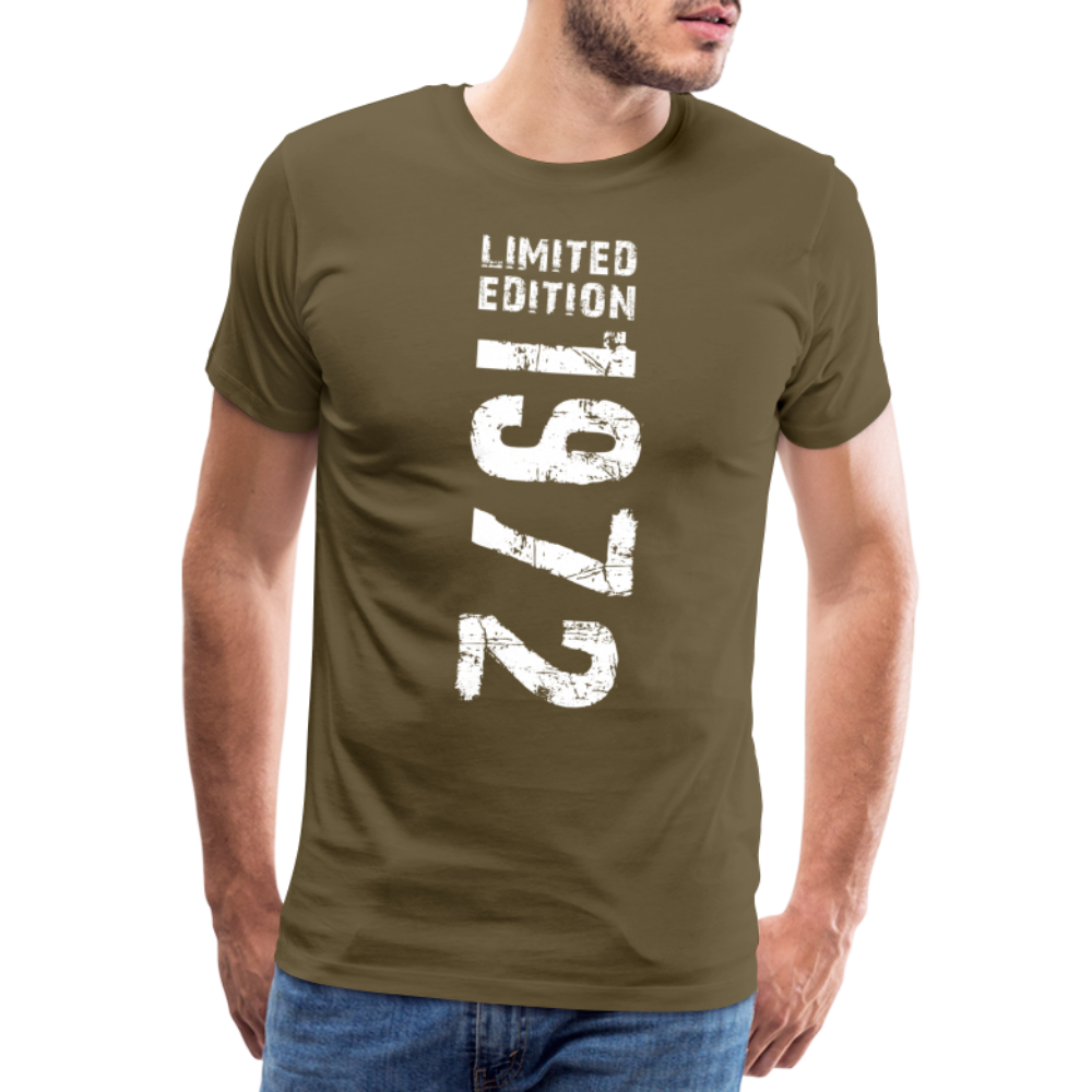50. Geburtstags Shirt 1972 Limited Edition Retro Style T-Shirt - Khaki