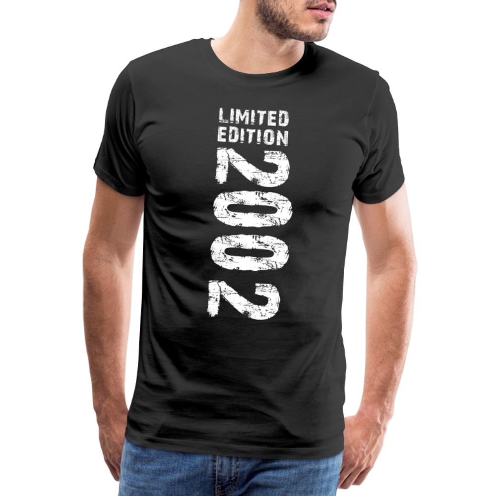 20. Geburtstags Shirt 2002 Limited Edition Retro Style T-Shirt - Schwarz