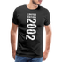 20. Geburtstags Shirt 2002 Limited Edition Retro Style T-Shirt - Schwarz