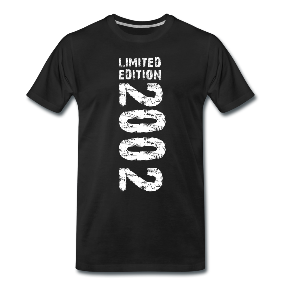 20. Geburtstags Shirt 2002 Limited Edition Retro Style T-Shirt - Schwarz