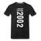 20. Geburtstags Shirt 2002 Limited Edition Retro Style T-Shirt - Schwarz