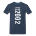 20. Geburtstags Shirt 2002 Limited Edition Retro Style T-Shirt - Navy