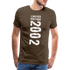 20. Geburtstags Shirt 2002 Limited Edition Retro Style T-Shirt - Edelbraun