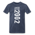 20. Geburtstags Shirt 2002 Limited Edition Retro Style T-Shirt - Blau meliert