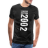 20. Geburtstags Shirt 2002 Limited Edition Retro Style T-Shirt - Anthrazit