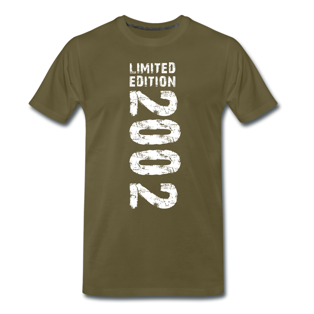 20. Geburtstags Shirt 2002 Limited Edition Retro Style T-Shirt - Khaki