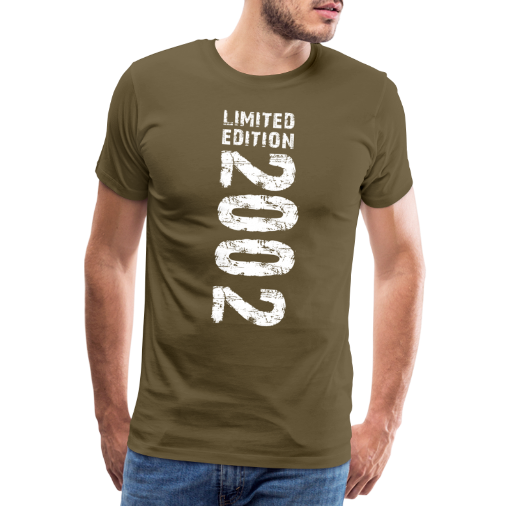 20. Geburtstags Shirt 2002 Limited Edition Retro Style T-Shirt - Khaki