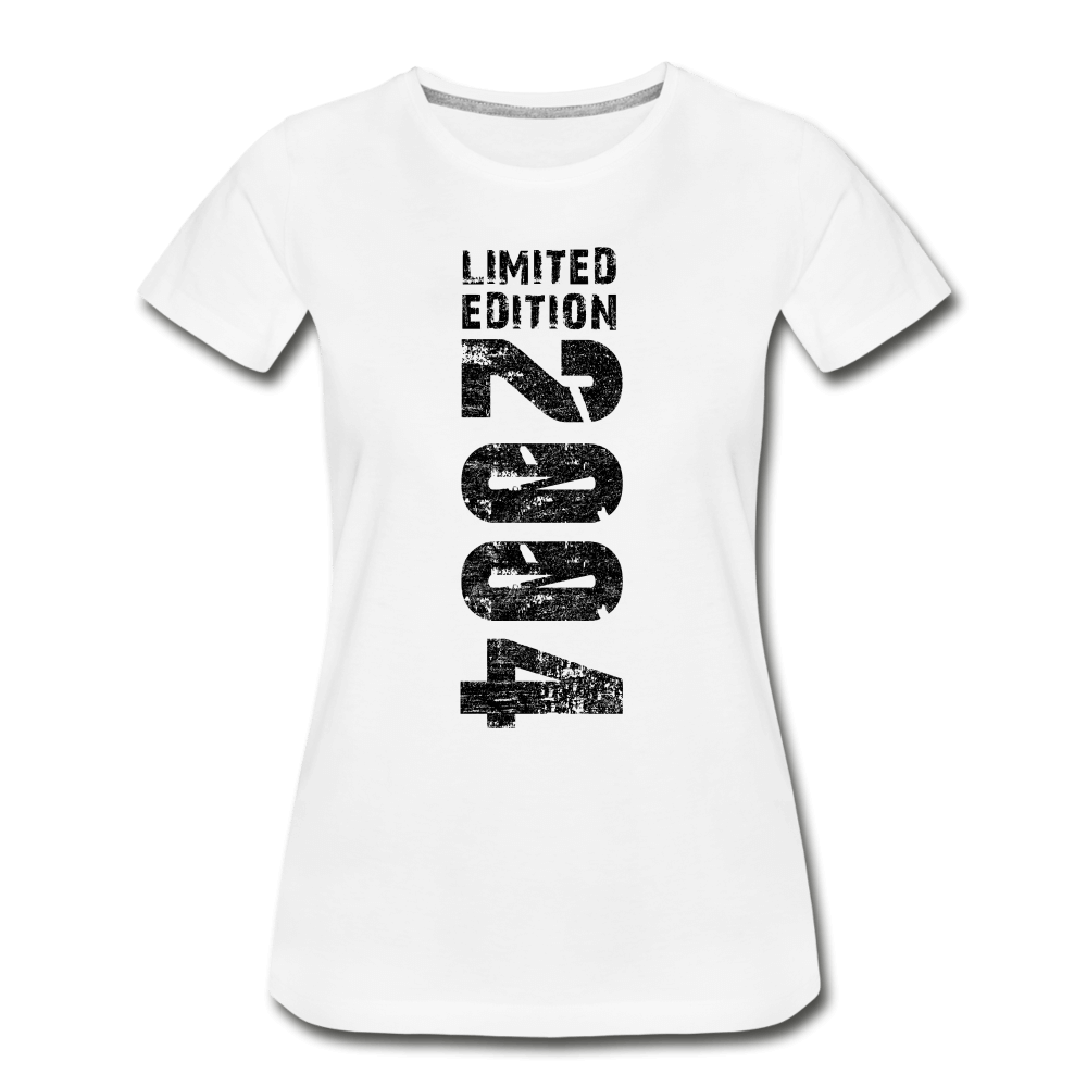 18. Geburtstag Geboren 2004 Limited Edition Retro Style Bio T-Shirt - Weiß