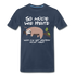 Faultier Spruch Shirt - So müde wie heute Lustiges T-Shirt - Navy