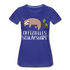 Faultier Offizielles Schlafshirt Schlafanzug Pyjama Geschenk Bio T-Shirt - Königsblau