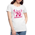 70. Frauen Geburtstag So gut kann man mit 70 aussehen Geschenk Bio T-Shirt - Weiß