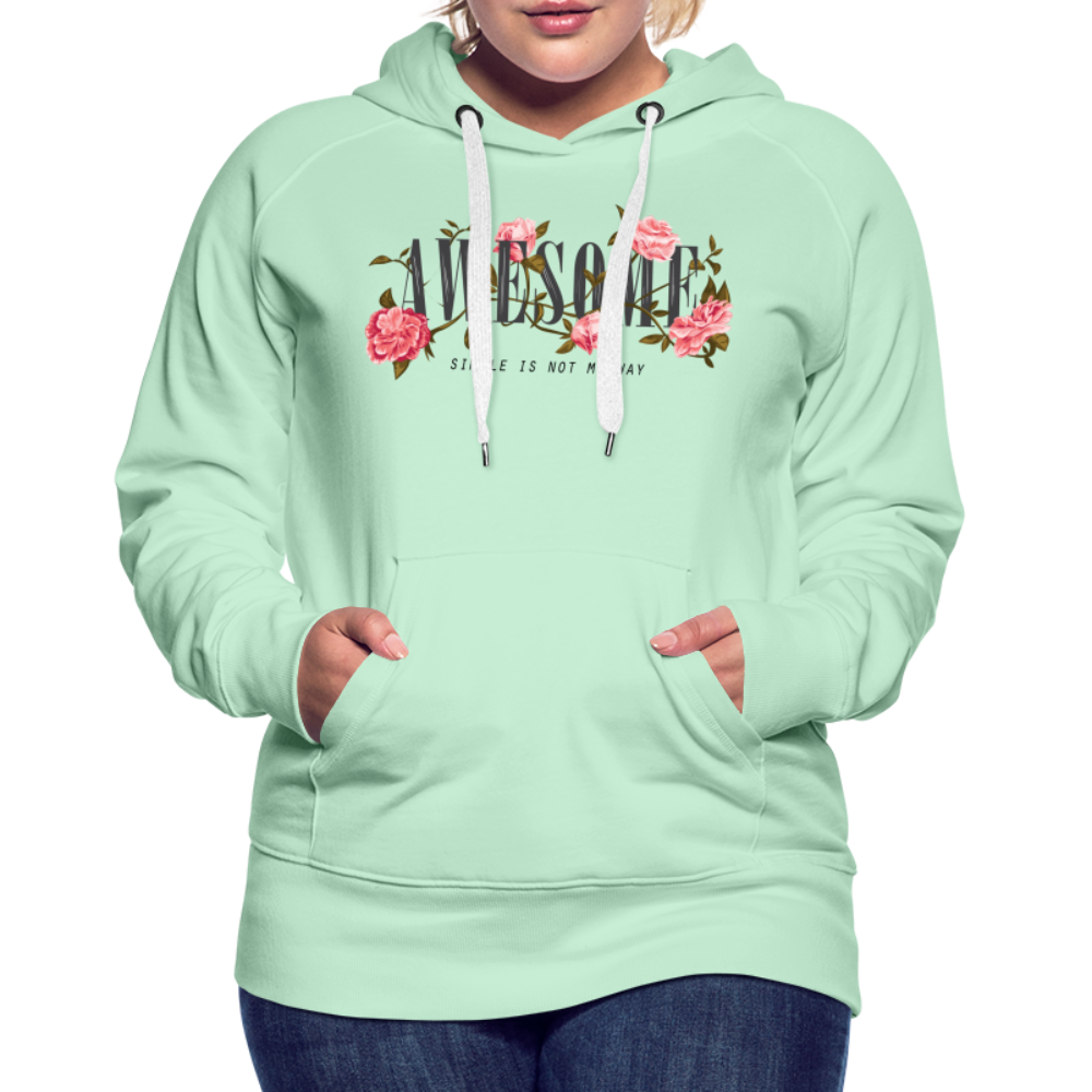 Frauen Awesome Premium Hoodie - helles Mintgrün