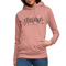 Frauen Awesome Hoodie - Altrosa