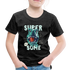 T-Rex Super Awesome Geschenk Kinder Premium T-Shirt - Anthrazit