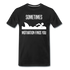 Lustige Motivation Sometimes Motivation finds you Premium T-Shirt - Schwarz