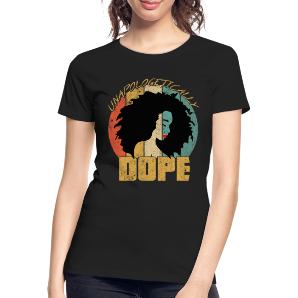 Black Dope unapologetically Frauen Premium Bio T-Shirt - Schwarz