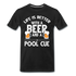 Billard und Bier Leben ist besser mit Billard und Bier Lustiges T-Shirt - Schwarz