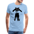 Katzen Liebhaber Katze hochheben Lustiges T-Shirt - Sky