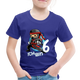 6. Kinder Geburtstags Geschenk Ninja ich bin 6 Kinder Premium T-Shirt - Königsblau