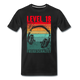 Gamer 18. Geburtstag Level 18 Freigeschaltet Zocker Geschenk T-Shirt - Schwarz
