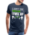 Geburtstag Gamer Gaming Zocken werde nicht älter ich level up T-Shirt - Navy