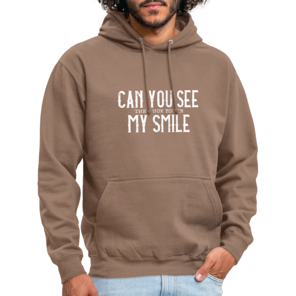 Sarkasmus Can You See The F**k You In My Smile Lustiger Unisex Hoodie - Mokka
