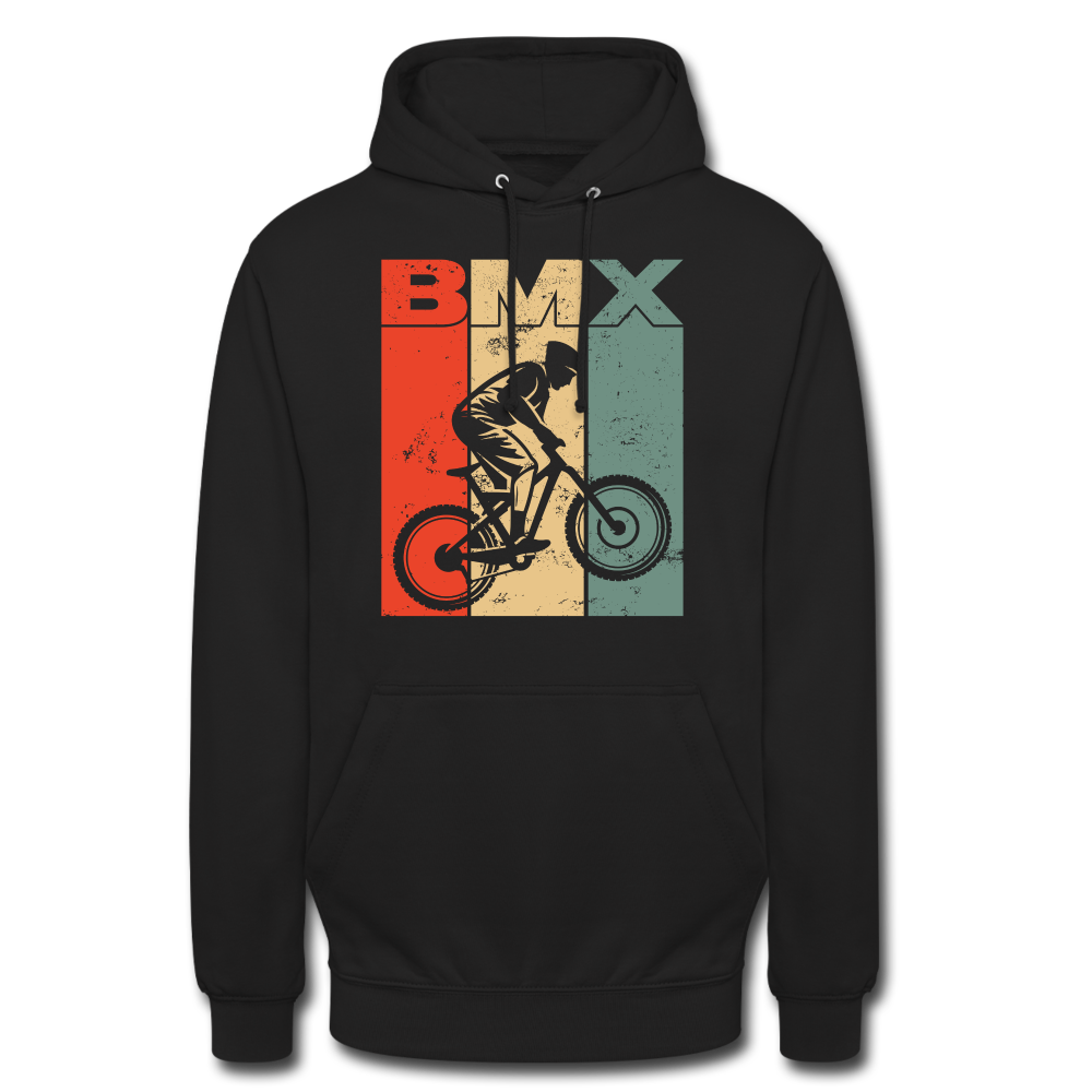 BMX Fahrrad Fahrer BMX Freunde Unisex Hoodie - Schwarz