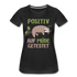 Positiv auf müde getestet Lustig Sarkastisch Frauen Premium Bio T-Shirt - Schwarz