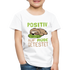 Faultier positiv auf Müde getestet Lustiges Geschenk Kinder Premium T-Shirt - Weiß