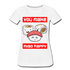 Sushi Kawaii You Make Miso Happy Lustiges Frauen Bio T-Shirt - Weiß