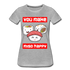 Sushi Kawaii You Make Miso Happy Lustiges Frauen Bio T-Shirt - Grau meliert