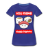 Sushi Kawaii You Make Miso Happy Lustiges Frauen Bio T-Shirt - Königsblau