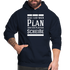 Alles lief nach Plan aber der Plan war Scheiße Lustiger Spruch Hoodie - Navy