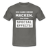 T-Shirt Hab keine Macken Das Sind Special Effects Lustiges T-Shirt - Graphit