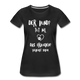 Der Hund tut nix das Frauchen schon Frauen Bio T-Shirt - Schwarz