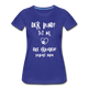 Der Hund tut nix das Frauchen schon Frauen Bio T-Shirt - Königsblau