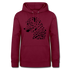 Leopard Liebhaber Leopard Muster Frauen Hoodie - Bordeaux