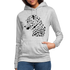 Leopard Liebhaber Leopard Muster Frauen Hoodie - Hellgrau meliert