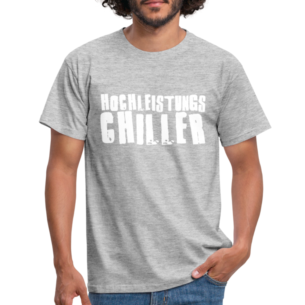 Hochleistungs Chiller Witziges T-Shirt - Grau meliert