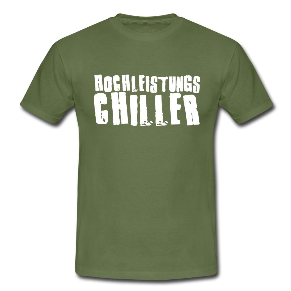 Hochleistungs Chiller Witziges T-Shirt - Militärgrün