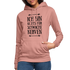 Ich bin nichts für schwache Nerven Frauen Hoodie - Altrosa